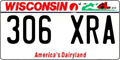 WI license plate 306XRA