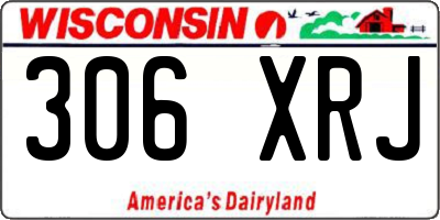 WI license plate 306XRJ