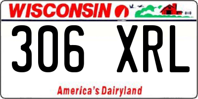 WI license plate 306XRL