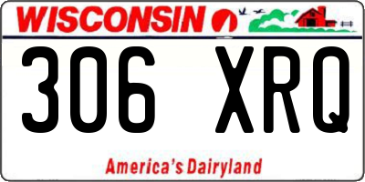WI license plate 306XRQ