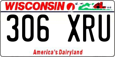 WI license plate 306XRU