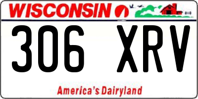 WI license plate 306XRV