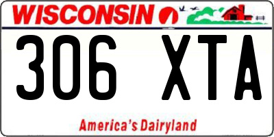 WI license plate 306XTA