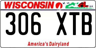 WI license plate 306XTB