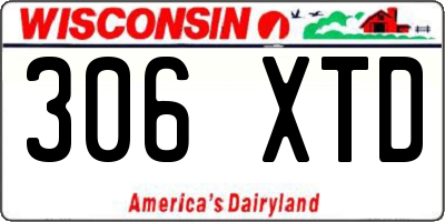 WI license plate 306XTD