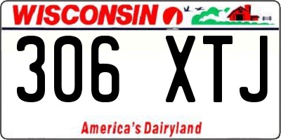 WI license plate 306XTJ