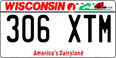 WI license plate 306XTM