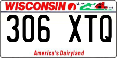 WI license plate 306XTQ