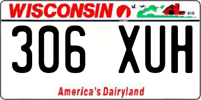 WI license plate 306XUH