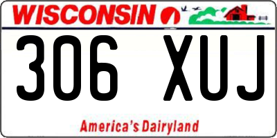 WI license plate 306XUJ