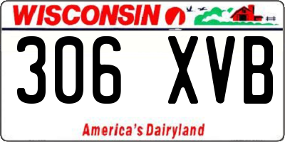 WI license plate 306XVB