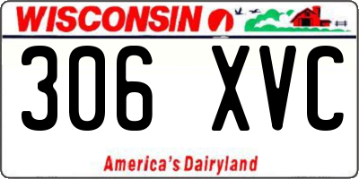 WI license plate 306XVC