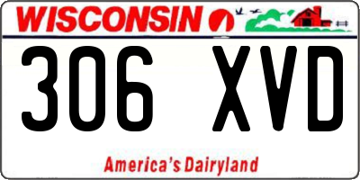 WI license plate 306XVD