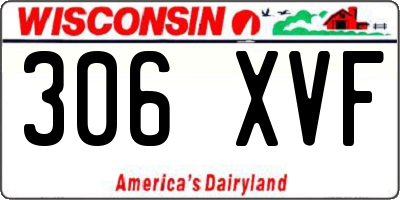 WI license plate 306XVF
