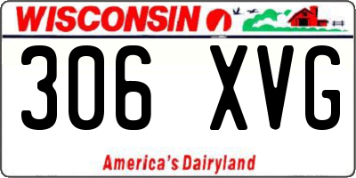 WI license plate 306XVG