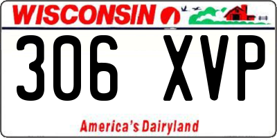WI license plate 306XVP