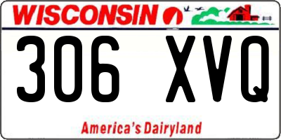 WI license plate 306XVQ