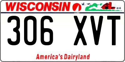 WI license plate 306XVT