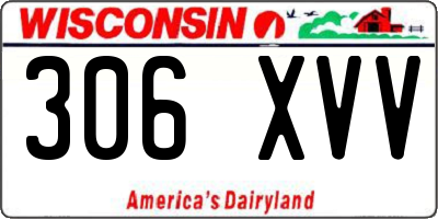 WI license plate 306XVV