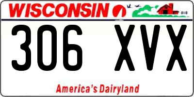 WI license plate 306XVX
