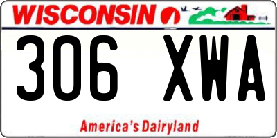 WI license plate 306XWA