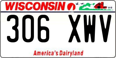 WI license plate 306XWV