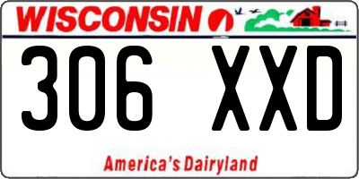 WI license plate 306XXD