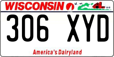 WI license plate 306XYD