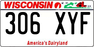 WI license plate 306XYF
