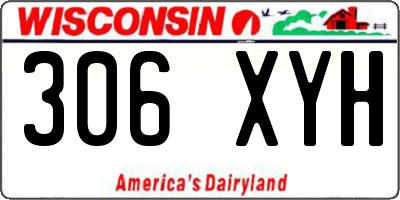 WI license plate 306XYH