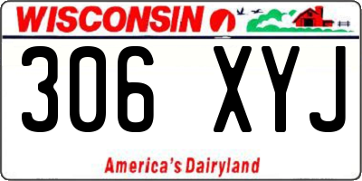 WI license plate 306XYJ