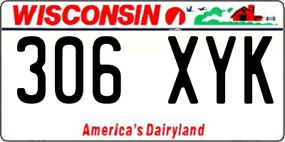 WI license plate 306XYK