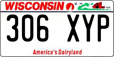 WI license plate 306XYP