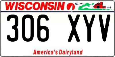 WI license plate 306XYV