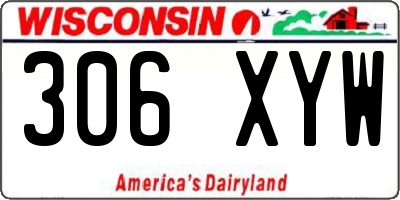 WI license plate 306XYW