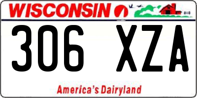 WI license plate 306XZA