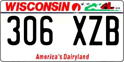 WI license plate 306XZB