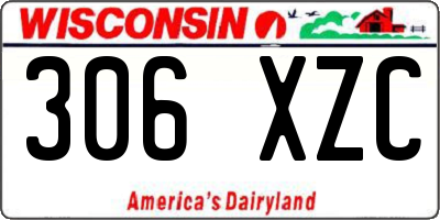 WI license plate 306XZC