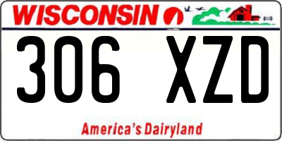 WI license plate 306XZD