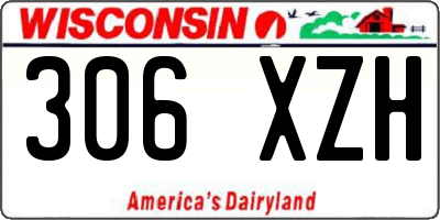 WI license plate 306XZH