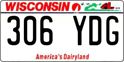 WI license plate 306YDG