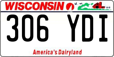 WI license plate 306YDI