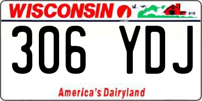 WI license plate 306YDJ
