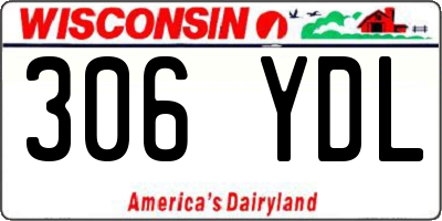 WI license plate 306YDL
