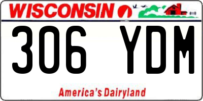 WI license plate 306YDM