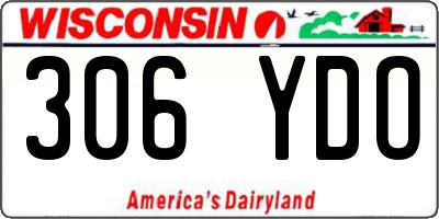 WI license plate 306YDO