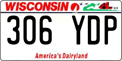 WI license plate 306YDP