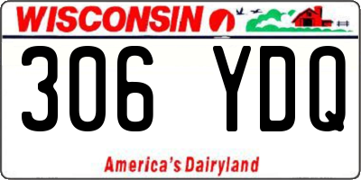 WI license plate 306YDQ