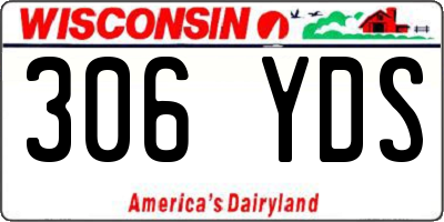 WI license plate 306YDS