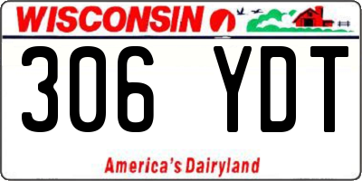 WI license plate 306YDT